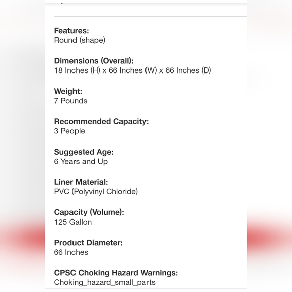 MINNIDIP Exclusive Resort Collection Inflatable Pool- Nautical Tiles - Picture 6 of 7